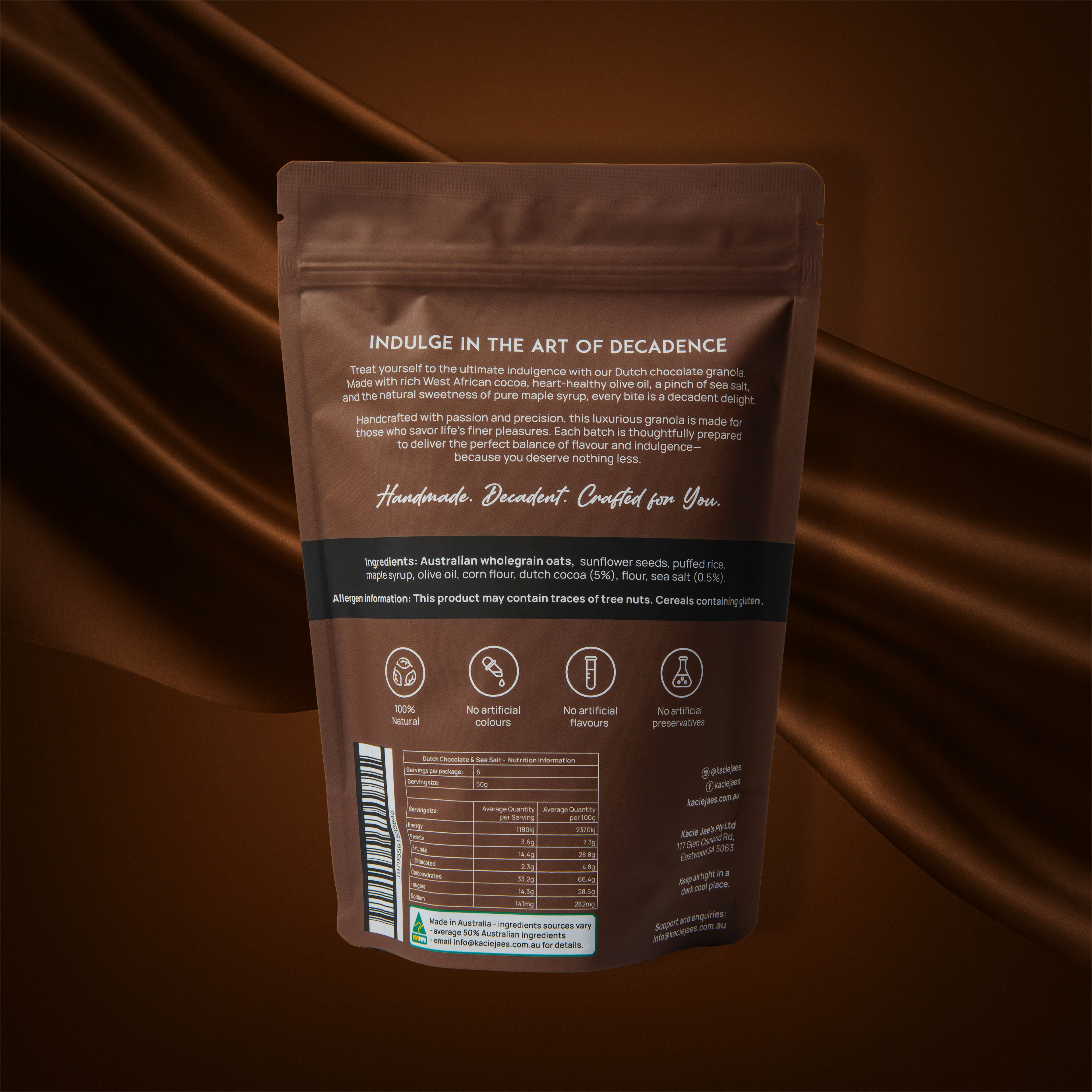 Dutch Chocolate &amp; Sea Salt 300g